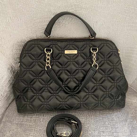 Kate Spade Black Quilted Leather bag - Picture 8 of 10